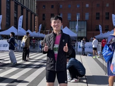 祝贺夏逢励同学在天津马拉松刷新个人PB